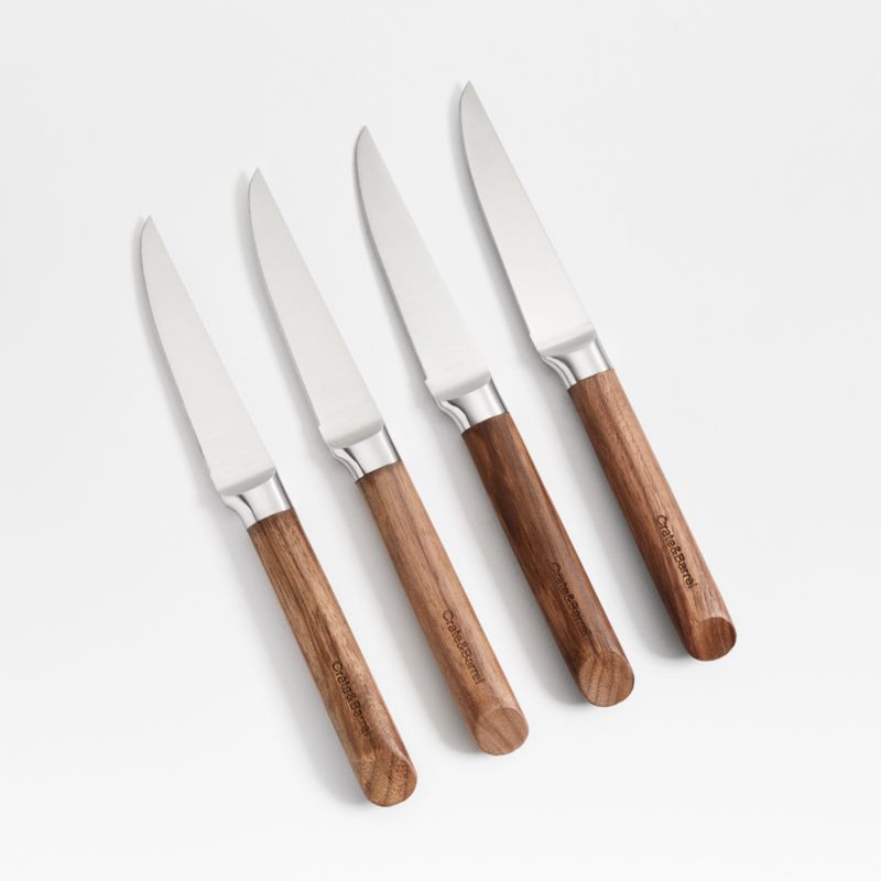 Crate & Barrel Steak Knives, Set of 4 - image 2 of 3