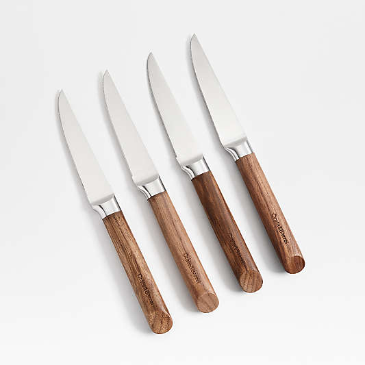 Crate & Barrel Steak Knives, Set of 4