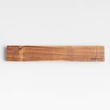 Crate & Barrel Wooden Magnetic Knife Holder Bar + Reviews | Crate & Barrel