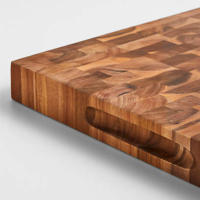 Square End Grain Cutting Board/Serving Board + Reviews | Crate & Barrel