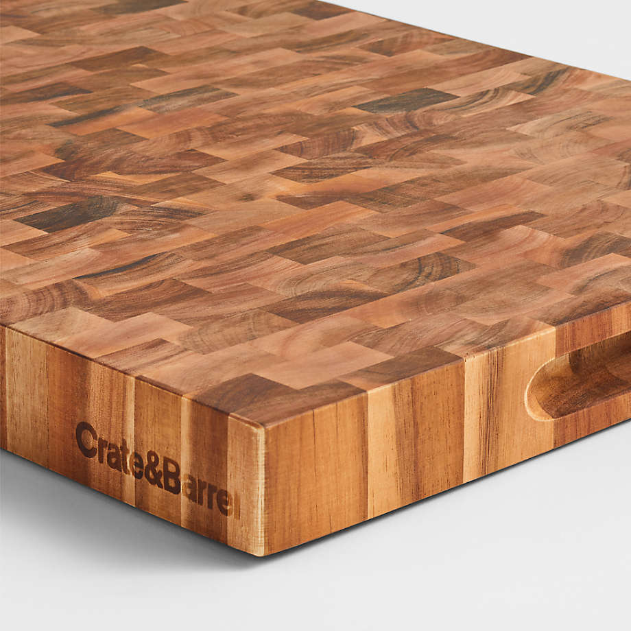 Crate & Barrel Maple Face-Grain Cutting Boards