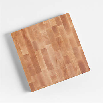 Teakhaus - Cutting Board - Square Butcher Block with Hand Grips (12 x 12 x 2 in.)
