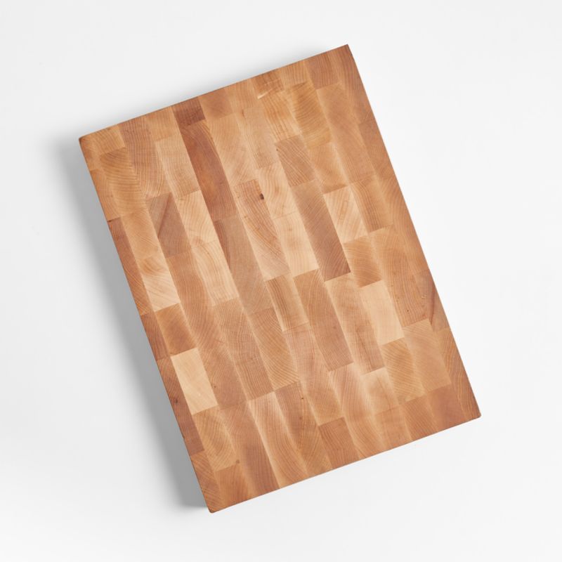 Crate & Barrel Reversible Maple End-Grain Cutting Board 18"x13"x1.5" - image 2 of 13