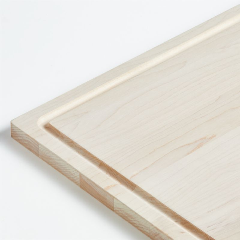 Crate & Barrel Reversible Maple Wood Cutting Board 18"x13"x0.75" - image 1 of 6