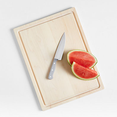 View Crate & Barrel Reversible Maple Wood Cutting Board 20"x15"x0.75" details