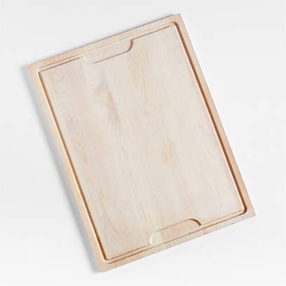 Crate & Barrel Maple Face-Grain Cutting Boards