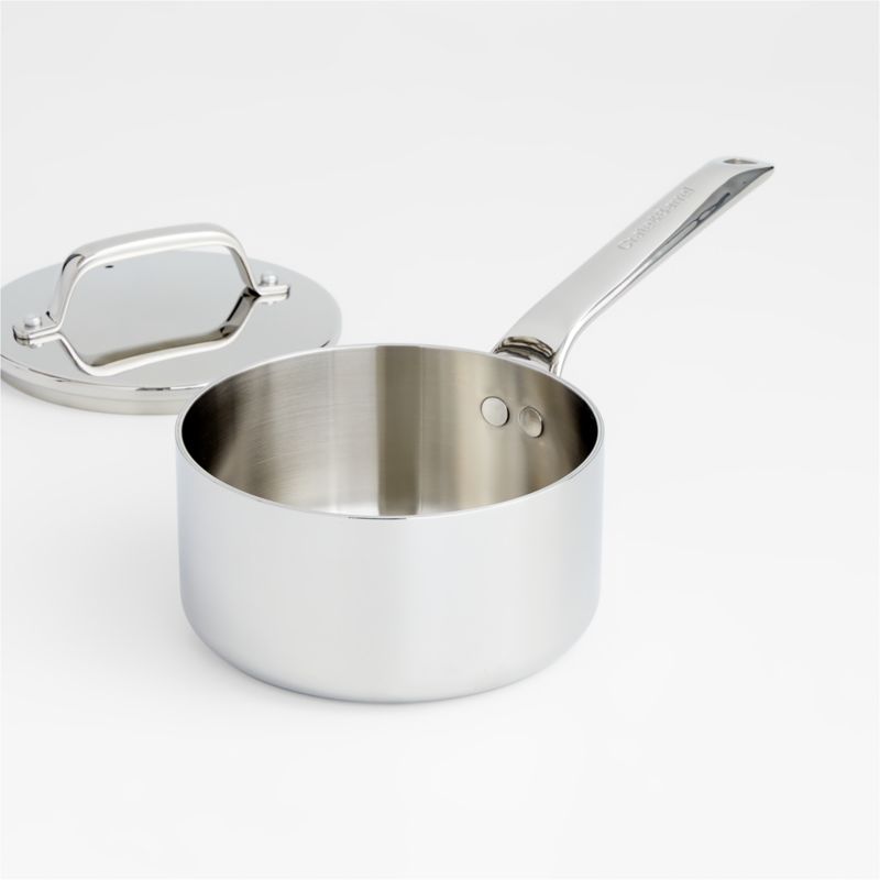 Crate & Barrel EvenCook Core ® 1.6 Qt. Stainless Steel Saucepan - image 2 of 7