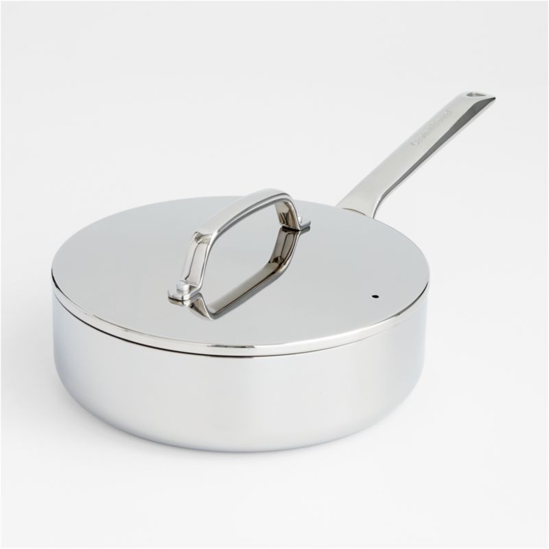 Crate & Barrel EvenCook Core 6 Qt. Stainless Steel Multipot with Glass  Straining Lid + Reviews