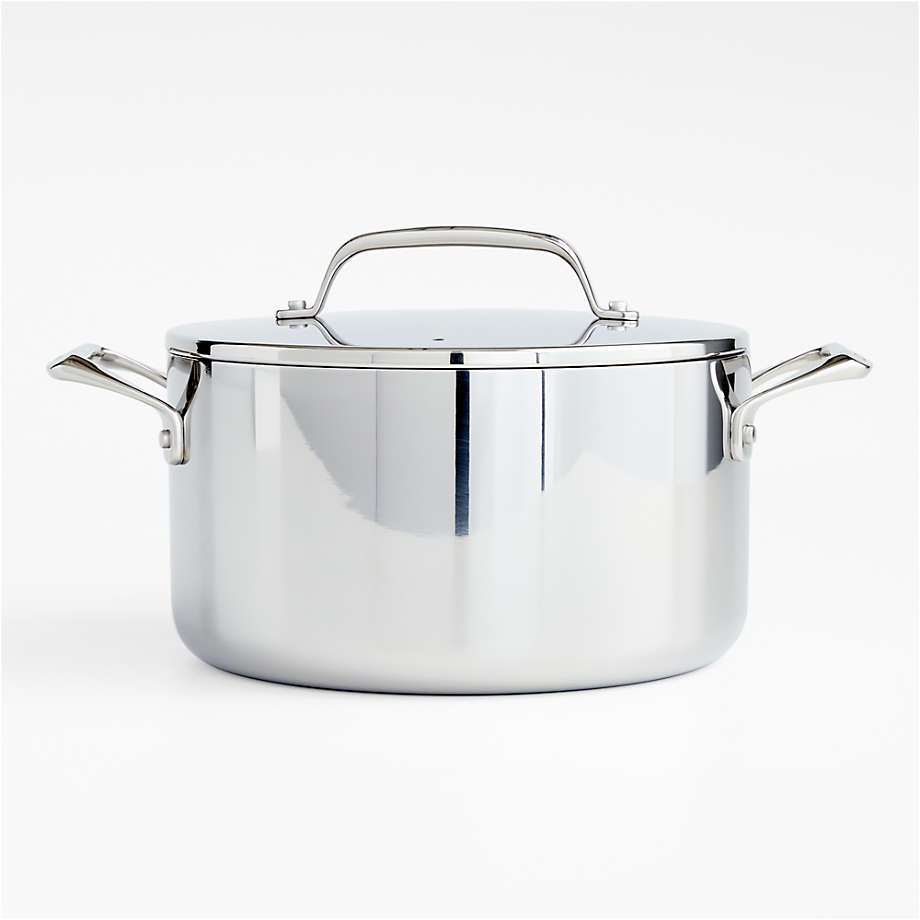 Crate & Barrel EvenCook Core 6 Qt Stainless Steel Stockpot + Reviews
