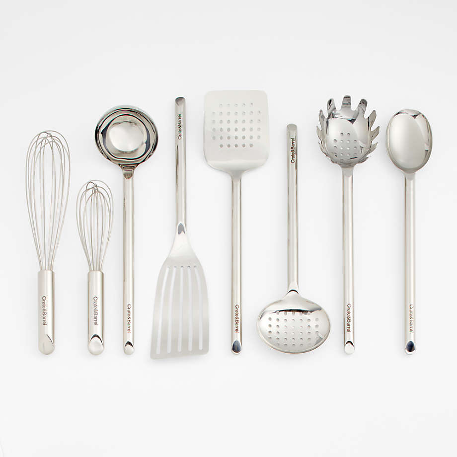 OXO Steel 15-Piece Stainless Steel Utensil Set + Reviews, Crate & Barrel  Canada