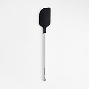Crate & Barrel Black Silicone Deep Spoon