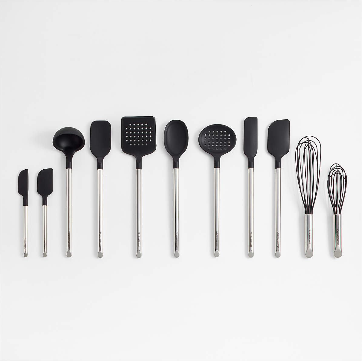 black white stainless steel kitchen set