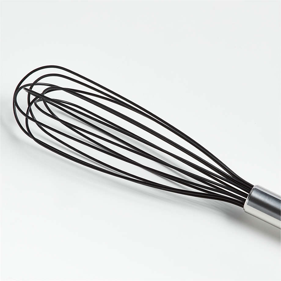 Crate & Barrel Silicone and Stainless Steel 12" Whisk