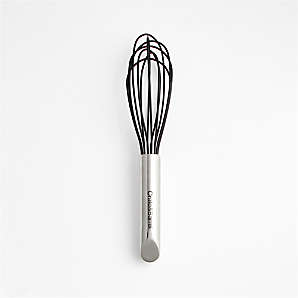 Coolmade Set of 3 Stainless Steel Whisk 8 inch+10 inch+12 inch, Kitchen Balloon Hand Stainless Whisk Set for Blending Whisking Beating Stirring, Silver