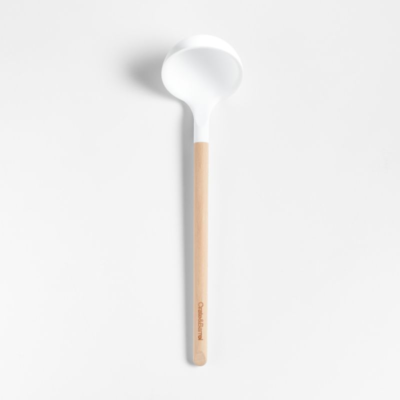 Crate & Barrel Black Silicone Ladle + Reviews