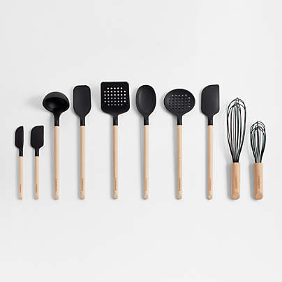 Crate & Barrel Black Nylon Slotted Spoon + Reviews