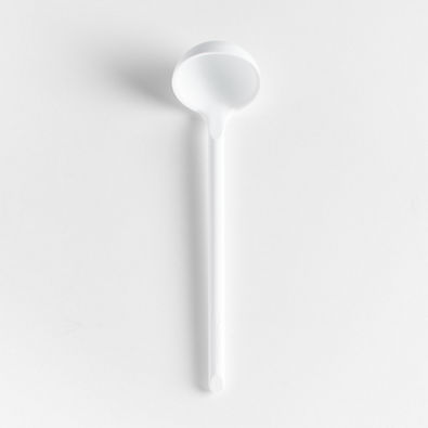 View Crate & Barrel White Silicone Ladle details