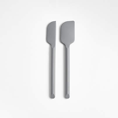 Crate & Barrel Grey Silicone Ladle | Crate & Barrel