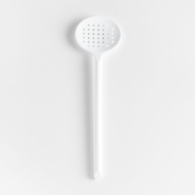 Crate & Barrel Silicone Slotted Spoon