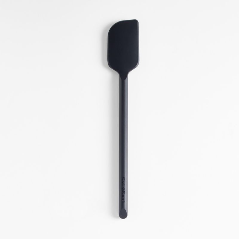 Crate & Barrel Black Silicone Spatula