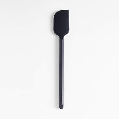 Crate & Barrel Black Silicone and Wood Mini Spatulas, Set of 2 + Reviews