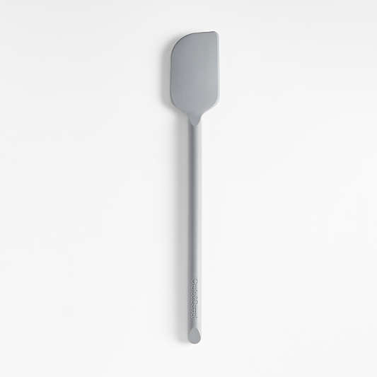 Crate & Barrel Grey Silicone Spatula