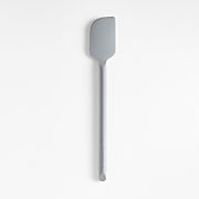 Crate & Barrel Grey Silicone Scraper Spatula