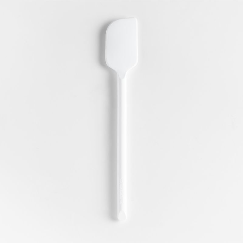 Crate & Barrel Wood and Navy Blue Silicone Spatula + Reviews