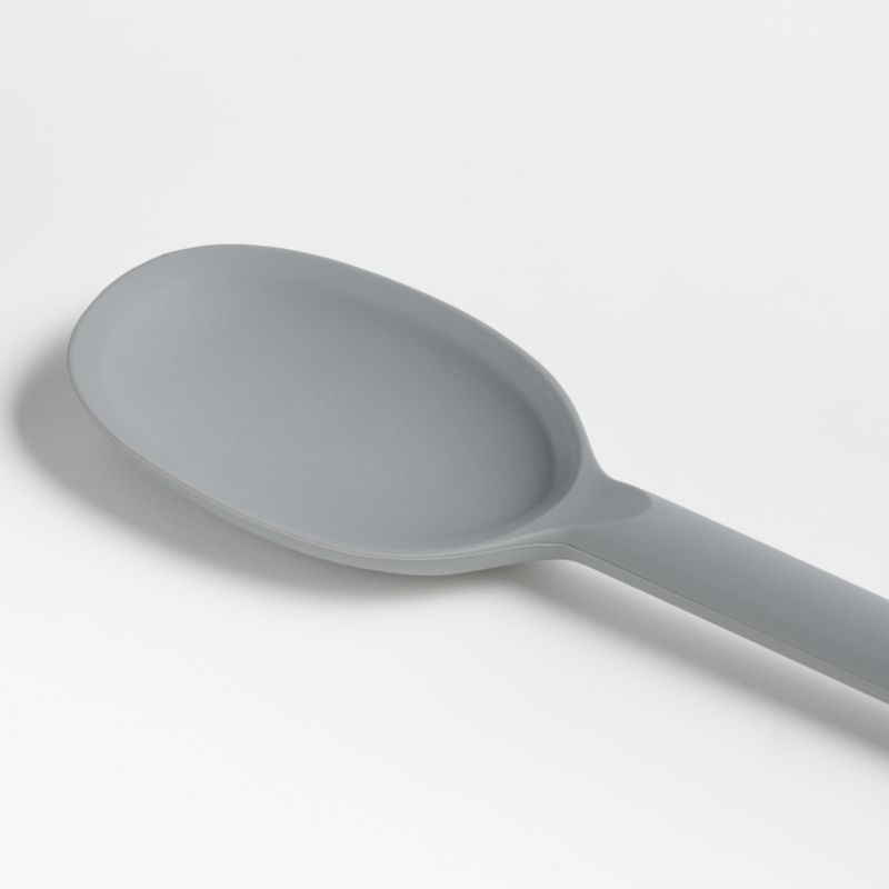 Crate & Barrel Grey Silicone Spoon - image 2 of 3