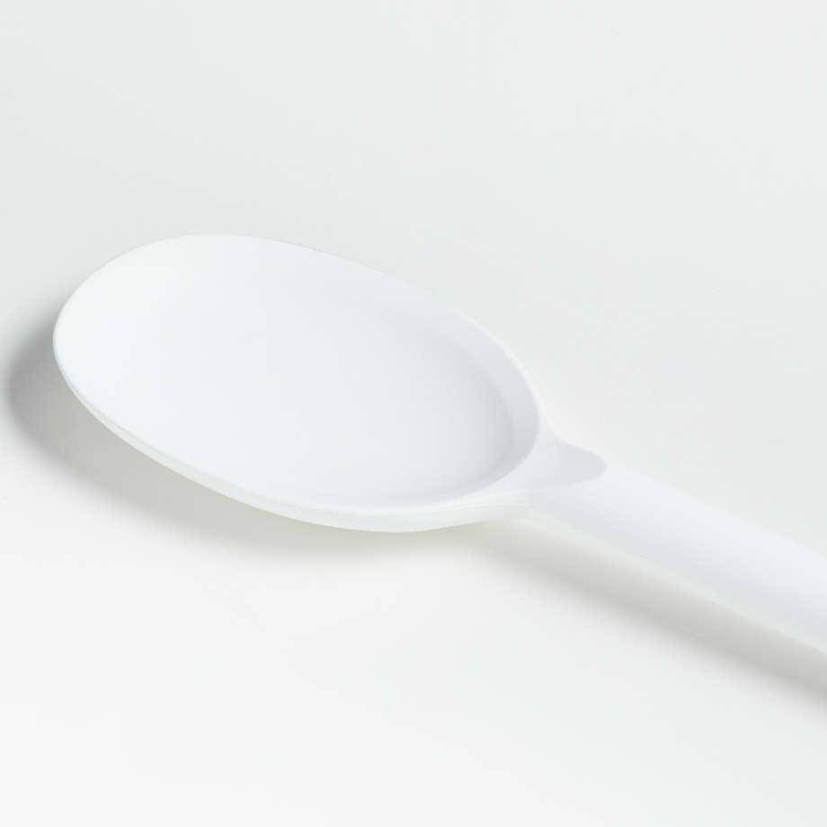 Crate & Barrel White Silicone Utensils