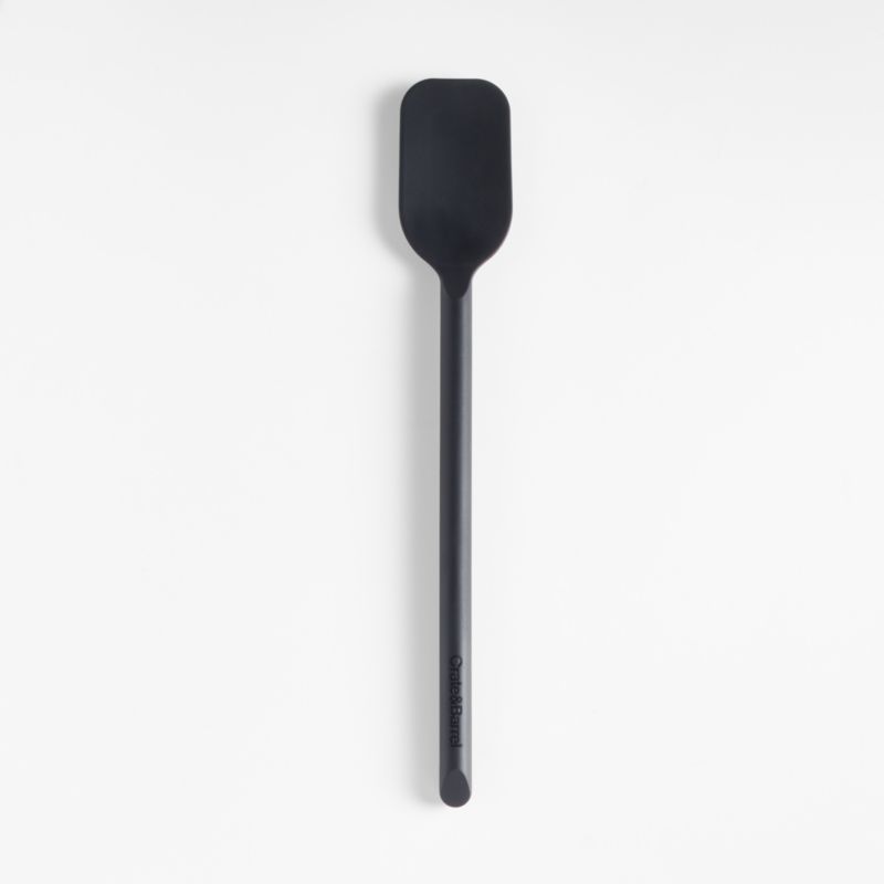 Crate & Barrel Black Silicone Spoonula