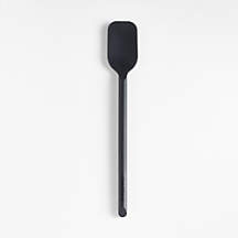 Crate & Barrel Black Silicone Spoonula + Reviews | Crate & Barrel