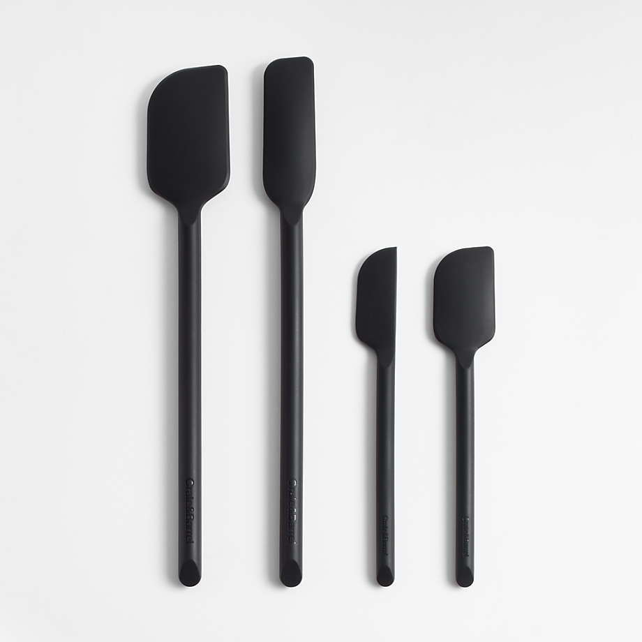 Crate & Barrel Black Silicone Utensils, Set of 4 Crate & Barrel