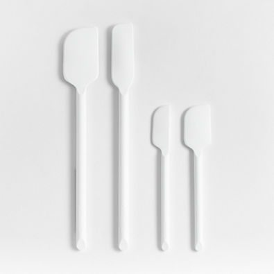 View Crate & Barrel White Silicone Utensils, Set of 4 details