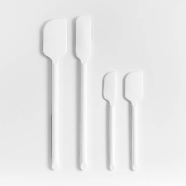Cooking Concepts White Plastic Mixing Spoons, 4-Ct. Packs