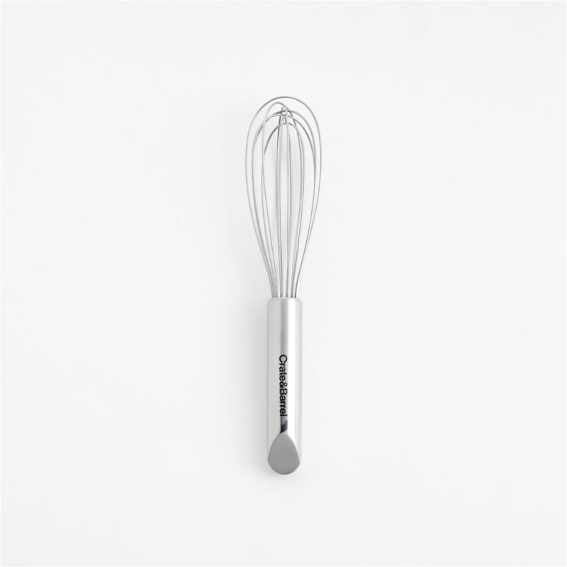 Crate & Barrel Stainless Steel 9.5" Whisk - image 0 of 3