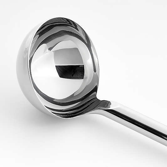 Crate & Barrel Stainless Steel Ladle