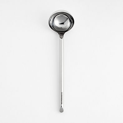 View Crate & Barrel Stainless Steel Ladle details