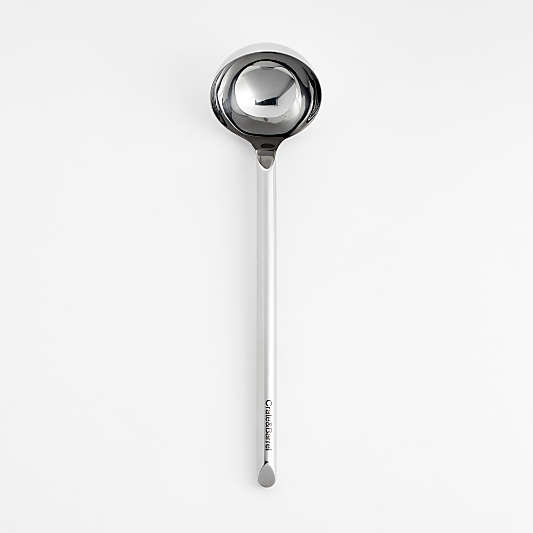 Crate & Barrel Stainless Steel Ladle