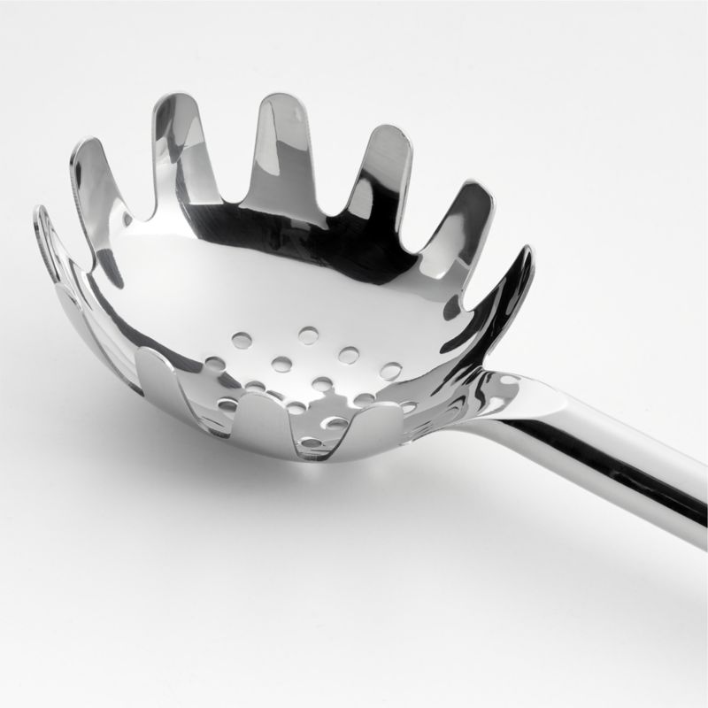 Crate & Barrel Stainless Steel Pasta Spoon - image 1 of 3