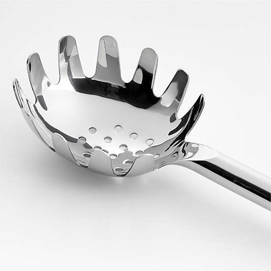 Crate & Barrel Stainless Steel Pasta Spoon