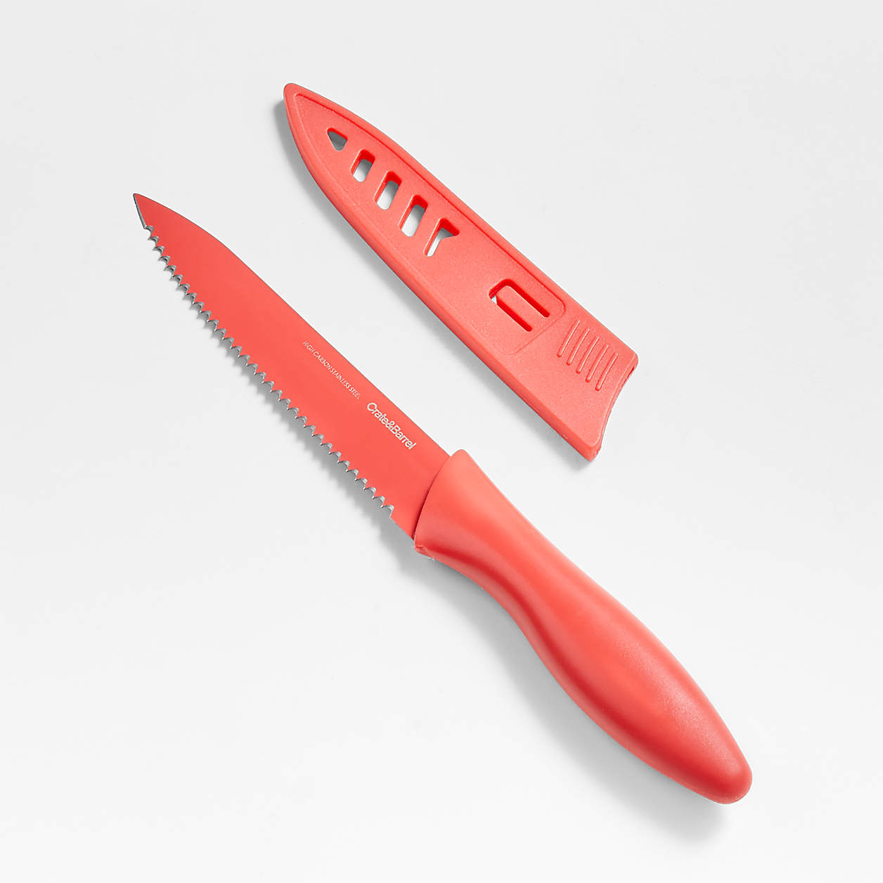 Crate & Barrel Serrated Knife + Reviews Crate & Barrel