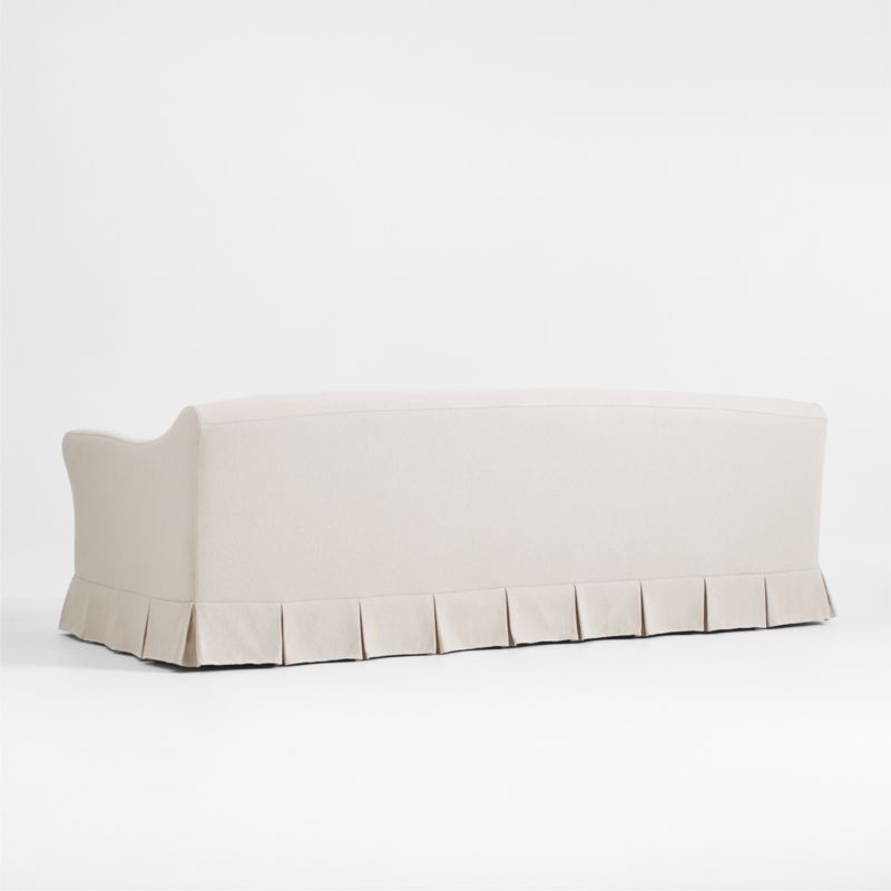 Crawford 90" Slipcovered Sofa with Box-Pleated Skirt by Jake Arnold - image 5 of 10