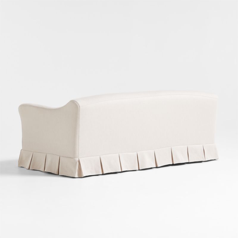 Crawford Apartment Slipcovered Sofa with Box-Pleated Skirt by Jake Arnold - image 4 of 8