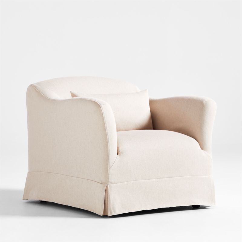 Shop Our Crate & Barrel Harborside Swivel Chair Slipcovers