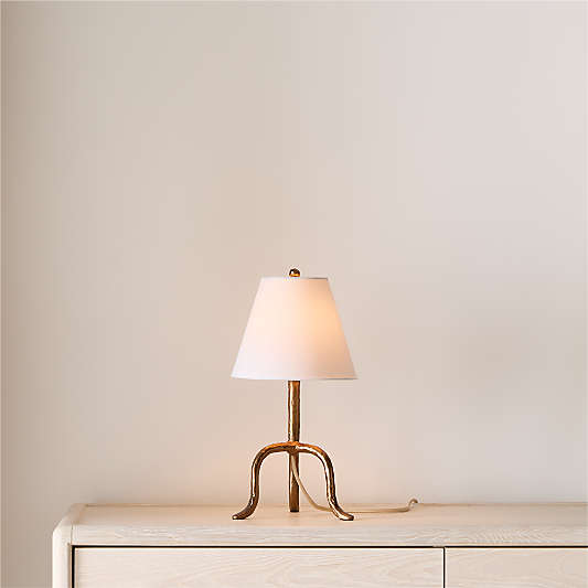 Cardiff Brass Table Lamp 16.5"