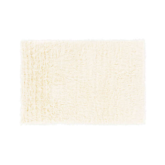 Cream 4x6' Shaggy Rug