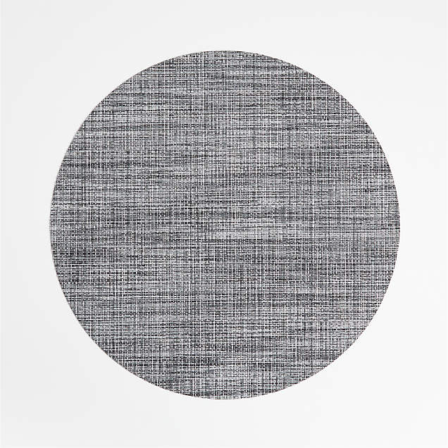 Chilewich Natural Rounded Square Crepe Placemat + Reviews Crate & Barrel