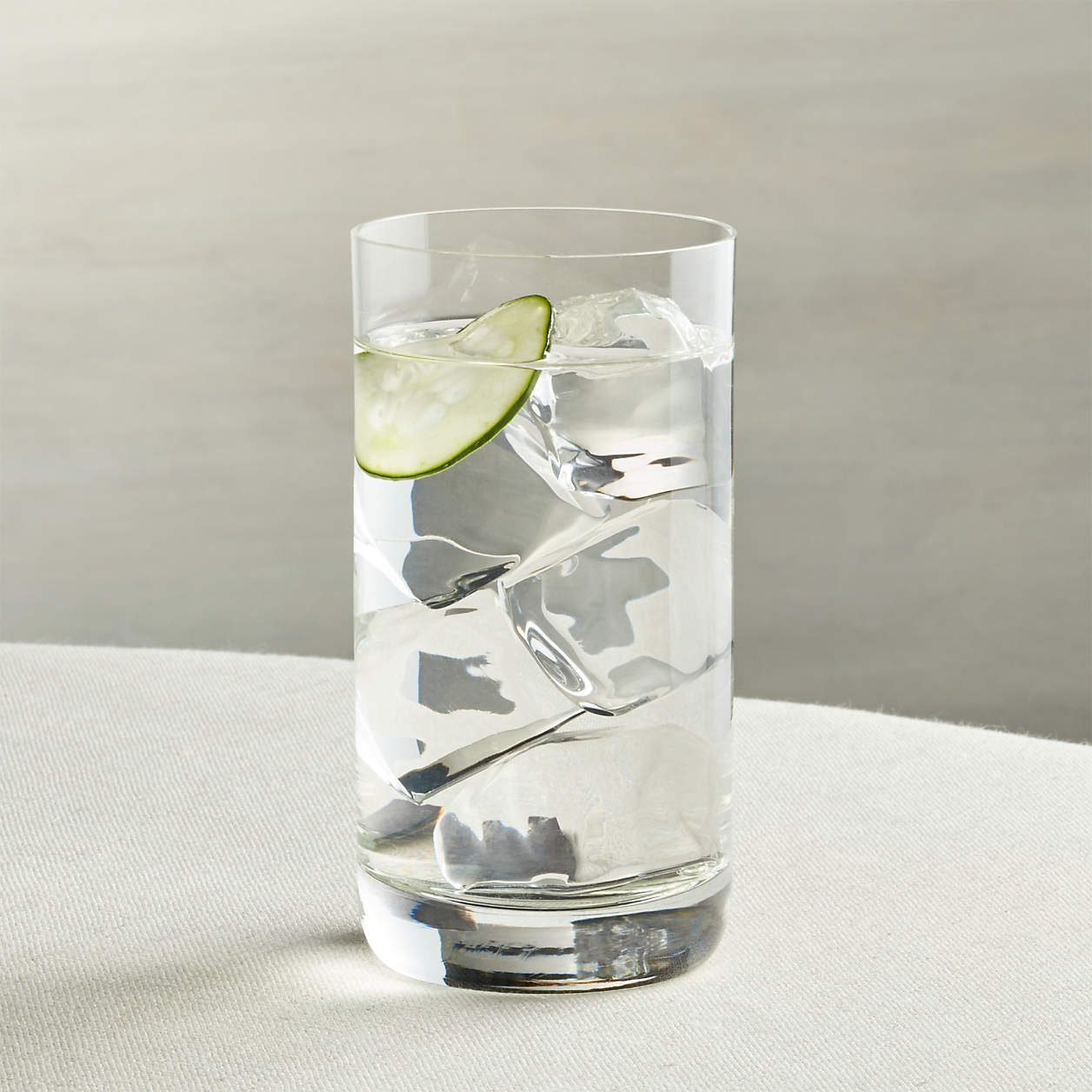 Crescent 12-Oz. Highball Glass + Reviews | Crate & Barrel