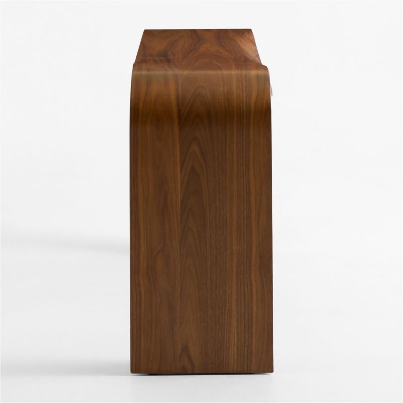 Crofton Natural Walnut Wood 60" Console Table - image 4 of 7